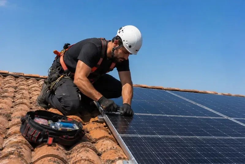 Maintenance et monitoring de panneaux solaires à Sciez