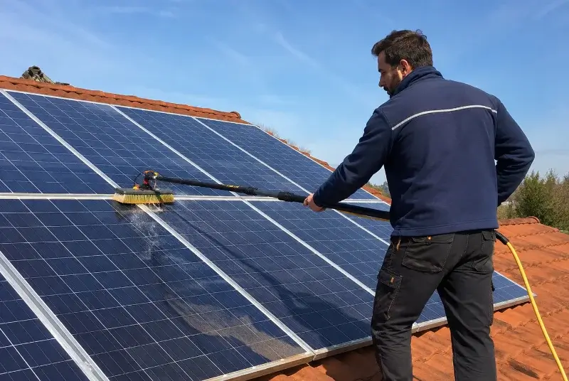 Nettoyage et entretien de panneaux solaires à Sciez